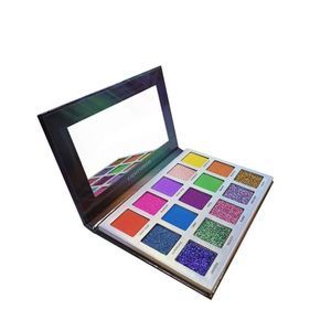 15 Color Glitter Makeup Palette, Everfavor Pigmented Matte Eyeshadow Palette
